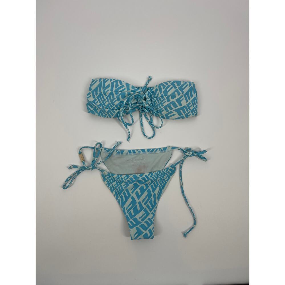White Fox Blue Bikini (B17#9) - Picture 9 of 9